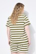 Pyjamas, kort todelt sett, oversized, frotté, striper