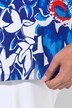 Slinky shirt, bloemen, classic, V-hals, korte mouwen