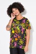 T-shirt dal taglio svasato con spruzzi di colore e Colorful World