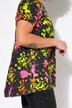 T-shirt dal taglio svasato con spruzzi di colore e Colorful World