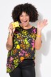 T-shirt dal taglio svasato con spruzzi di colore e Colorful World