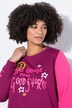 Sudadera larga, Loose Fit, 1 manga en rosa