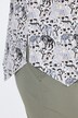 T-shirt, dyr, høj søm, A-form, V-udskæring, korte ærmer