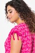 Midi-jurk, bloemen, A-lijn, V-hals, mouwloos