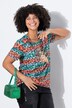 Camiseta, forma en A, beso, leopardo rayas.
