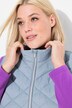 Gilet technique matelassé HYPRAR. Col montant. Modèle déperlant sans manches