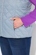 Gilet technique matelassé HYPRAR. Col montant. Modèle déperlant sans manches