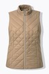 HYPRAR functionele doorgestikte bodywarmer, waterafstotend, opstaande kraag