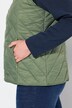 HYPRAR functionele doorgestikte bodywarmer, waterafstotend, opstaande kraag