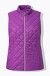 HYPRAR functionele doorgestikte bodywarmer, waterafstotend, opstaande kraag