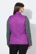 HYPRAR functionele doorgestikte bodywarmer, waterafstotend, opstaande kraag