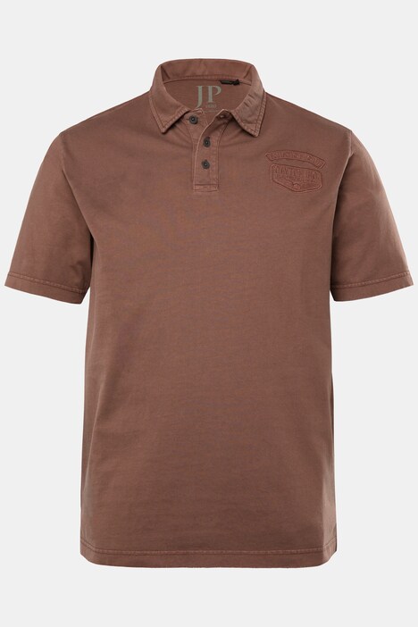 JP1880 Poloshirt, Halbarm, Badges, Vintage Look, bis 8 XL