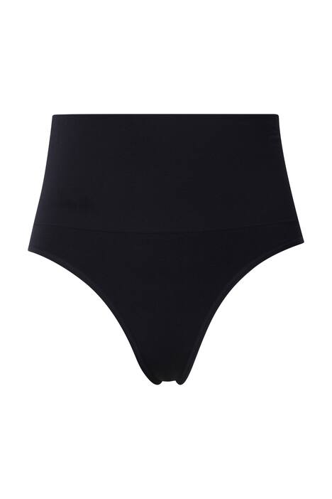 Tvarující string kalhotky, bezešvé, power síťovina