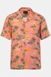 JP1880 viscose overhemd, korte mouw, Cubaanse kraag, all-over print, Cuba fit, tot 8XL