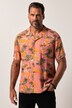 JP1880 viscose overhemd, korte mouw, Cubaanse kraag, all-over print, Cuba fit, tot 8XL