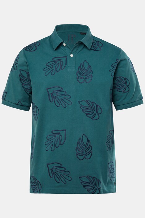 JP1880 poloshirt, korte mouw, piqué, geborduurd motief, tot 8XL
