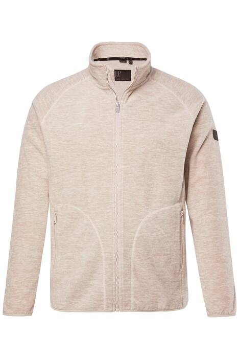 Flísová bunda JP1880, stojáček, kapsy na zip, do 8XL