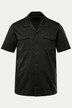 Camicia JP1880 di jersey con taglio alla cubana, colletto alla cubana e mezze maniche, fino alla tg. 8XL