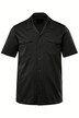 Žerzejová košile JP1880, krátké rukávy, cuba límeček, cuba střih, do 8XL