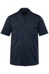 Žerzejová košile JP1880, krátké rukávy, cuba límeček, cuba střih, do 8XL