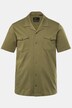 Chemise JP 1880 en jersey, manches courtes et col cubain, coupe Cuba-Fit - jusqu'au 8 XL