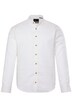 Tradiční košile JP1880, dlouhé rukávy, lněná směs, stojáček, Modern střih, do 8XL