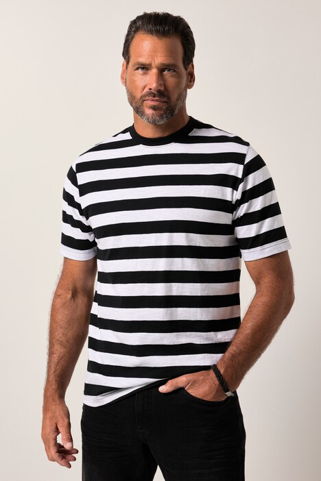 JP1880 T-skjorte, korte ermer, rund hals, striper, opptil 8 XL
