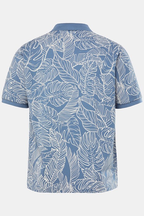 JP1880 Poloshirt, Halbarm, Piqué, Allover Print, bis 8 XL
