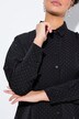 Oversized all-over rhinestone blouse