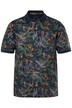 Polokošile JP1880, krátké rukávy, piké, květovaný potisk, do 8XL