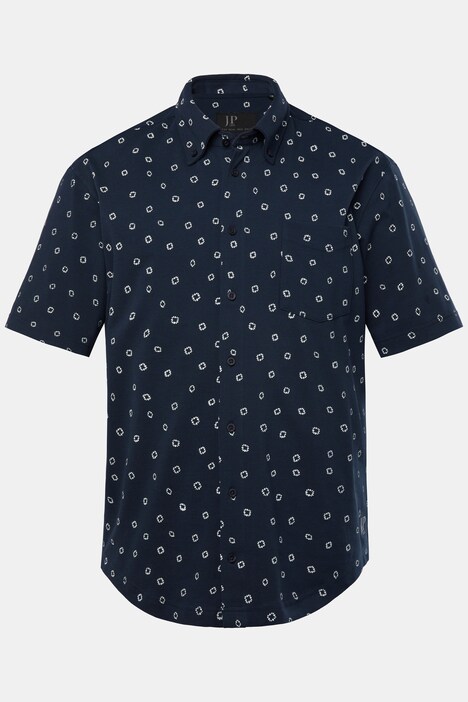 JP1880 Piqué-Hemd, Halbarm, Buttondown-Kragen, Modern Fit, bis 8 XL
