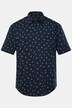 Chemise JP 1880 en maille piquée, manches courtes et col à pointes boutonnées, coupe Modern Fit - jusqu'au 8 XL