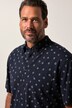 Chemise JP 1880 en maille piquée, manches courtes et col à pointes boutonnées, coupe Modern Fit - jusqu'au 8 XL