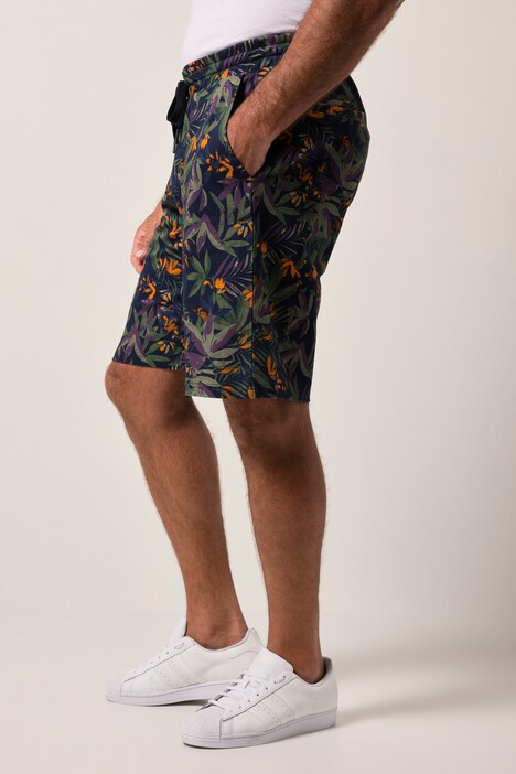 JP1880 Piqué-Bermuda, Alloverdruck, Relaxed Fit, bis 8 XL