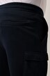 Men+ cargo-sweat-shorts, mavevenlig pasform, Basic Fit, elastisk linning, op til 8XL