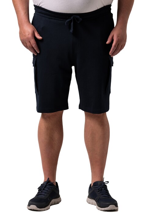 Teplákové cargo bermudy Men+, břišní střih, Basic, elastický pas, do 8XL