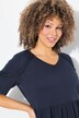 Epaulette Short Sleeve Jersey Dress