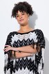 Poncho, overdimensjonert, taggete strikk med glitter