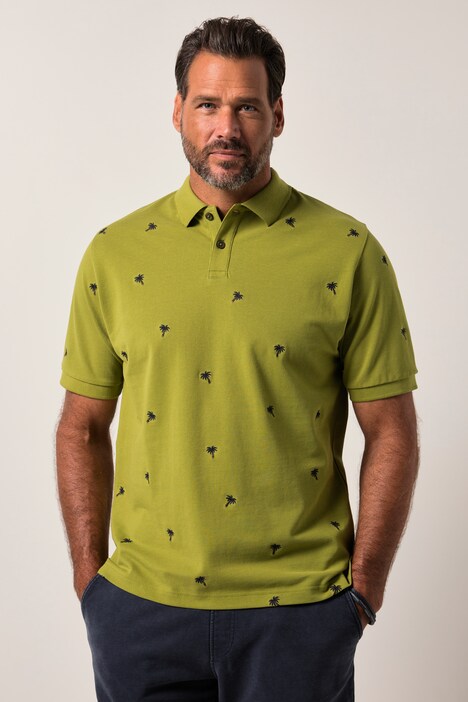 JP1880 Poloshirt, Halbarm, Piqué, Stickmuster, bis 8 XL