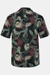 Chemise JP 1880 en viscose imprimé all-over. Manches courtes, col cubain et coupe Cuba Fit - jusqu'au 8 XL