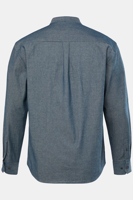JP1880 denim overhemd, lange mouwen, opstaande kraag, Modern Fit, tot 8XL
