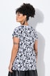 T-skjorte, oversized, blomster, korte ermer