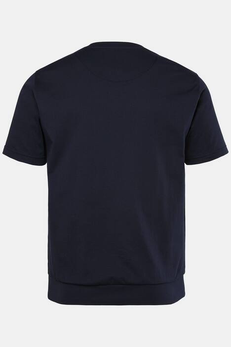 Men+ T-skjorte, magepassform, trykk, halve ermer, opptil 8 XL