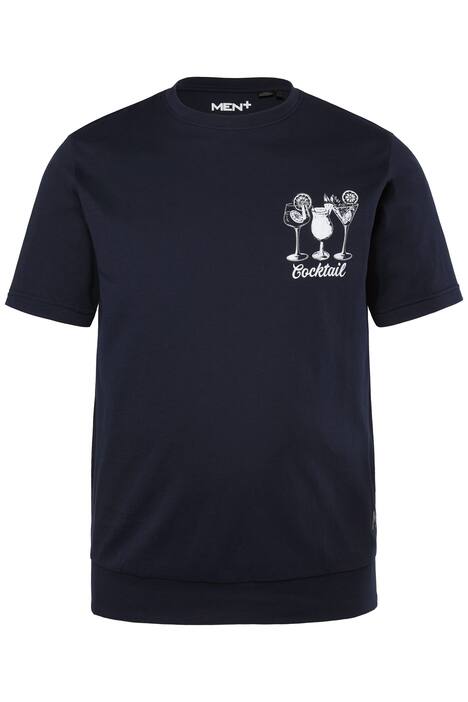 Tričko Men+, břišní střih, krátké rukávy, potisk, do 8XL