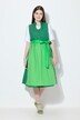 Dirndl sans manches, costume traditionnel bavarois. Col montant et boutons fantaisie