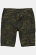 Men+ cargo-shorts, løs pasform, camouflage, op til str. 72