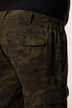 Men+ cargo-shorts, løs pasform, camouflage, op til str. 72