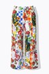 Pantalon au tombé fluide. Jambe large et taille élastique. Imprimés « food »