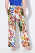 Pantalon au tombé fluide. Jambe large et taille élastique. Imprimés « food »