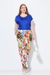 Pantalon au tombé fluide. Jambe large et taille élastique. Imprimés « food »